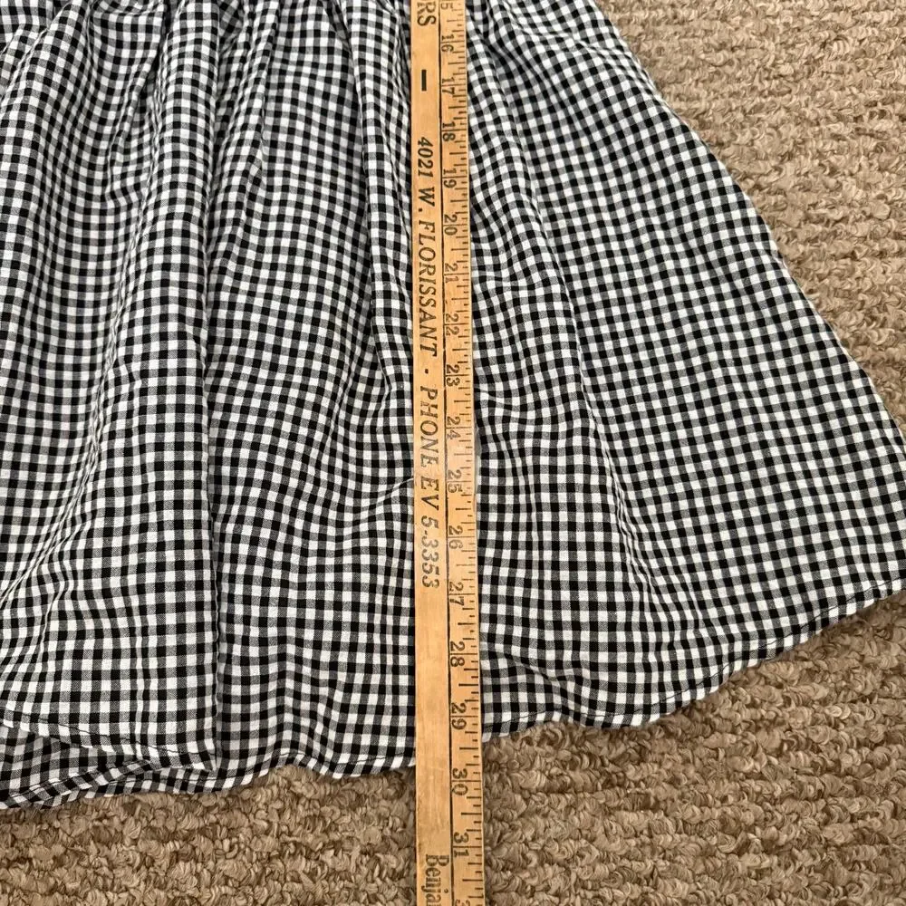 Princess Polly | Black/White Gingham Wescott Gingham Bow Tie Neck Romper Gameday